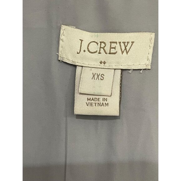 J.Crew Women's Light‎ Grey Quilted Down Puffer Vest Size XXS - Picture 4 of 11